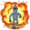 Стикер 24 Бендер - Futurama