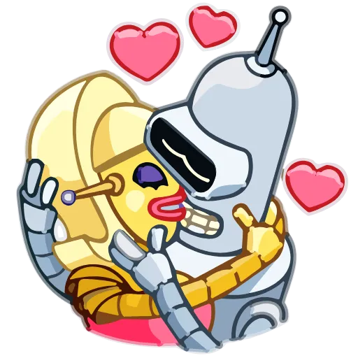 Стикер 16 - Bite my shiny metal ass&;