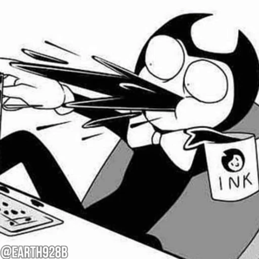 🥰 Стикер «Bendy And The Ink Machine» для Telegram