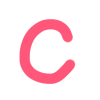 🍓 Эмодзи «Ягодка - розовые буквы» для Telegram