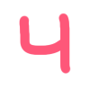 🍓 Эмодзи «Ягодка - розовые буквы» для Telegram