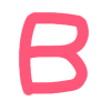 🍓 Эмодзи «Ягодка - розовые буквы» для Telegram