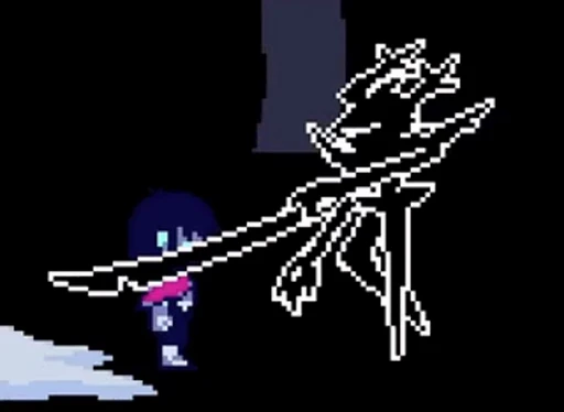 🤩 Стикер «Roaring Knight Deltarune» для Telegram