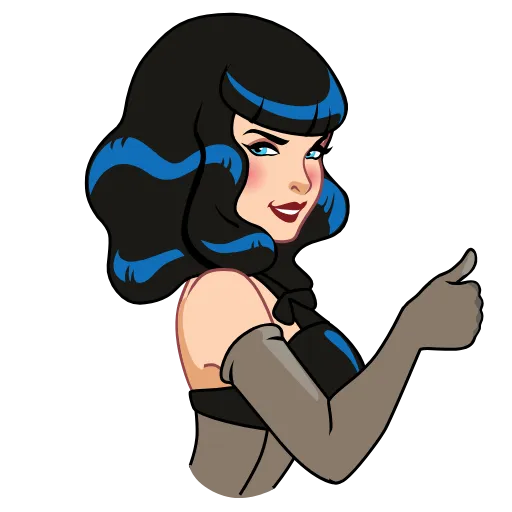 Стикер 4 Bettie Page