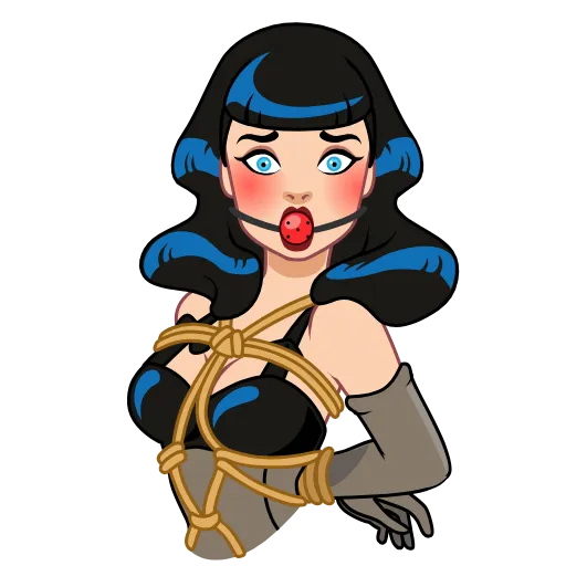 Стикер 16 Bettie Page