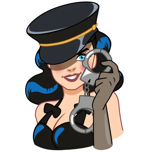 Стикер 10 Bettie Page