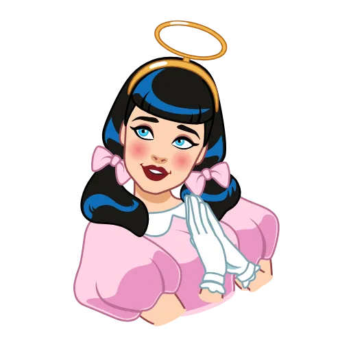 Стикер 14 Bettie Page