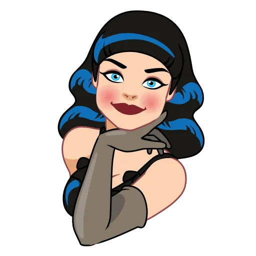 Стикер 22 Bettie Page