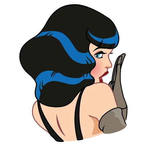 Стикер 13 Bettie Page