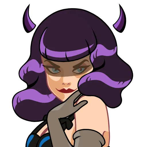 Стикер 8 Bettie Page