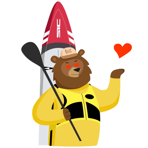 😘 Стикер «Big Bear» для Telegram