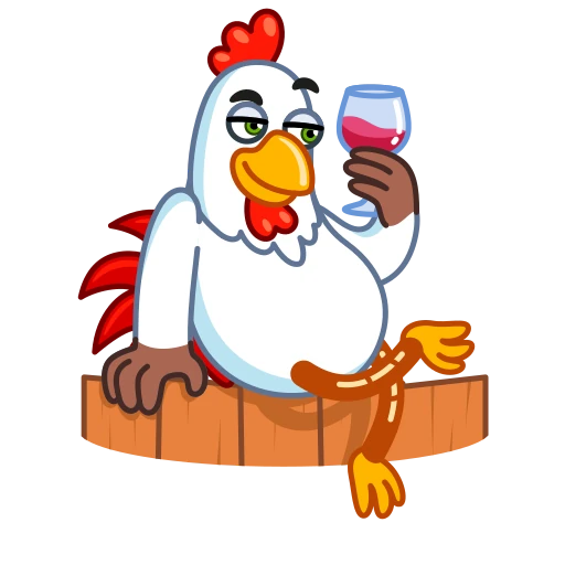 🍷 Стикер «Cock Around the Clock» для Telegram