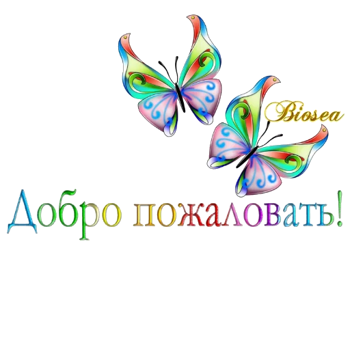 🦋 Стикер «Biosea Диана Мансурова» для Telegram
