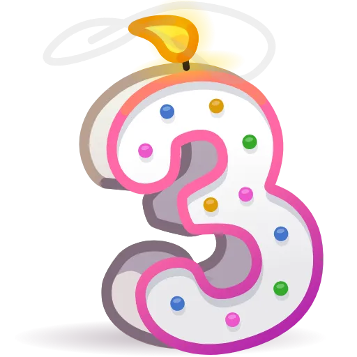 Стикер 4 Birthday Collection