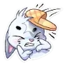 🫠 Эмодзи «Бисквит [Без текста]» для Telegram
