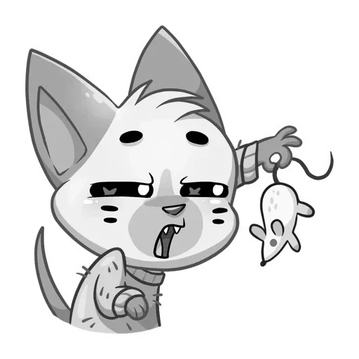 🎀 Стикер «Бисквит в свитере серый» для Telegram