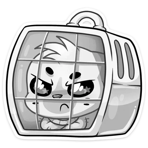🎀 Стикер «Бисквит в свитере серый» для Telegram