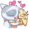 👩‍❤️‍👨 Эмодзи «Бисквит и Ванилька» для Telegram