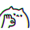 Стикер 10 Cats Here