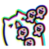 Стикер 18 Cats Here