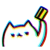 Стикер 19 Cats Here