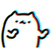 Стикер 24 Cats Here