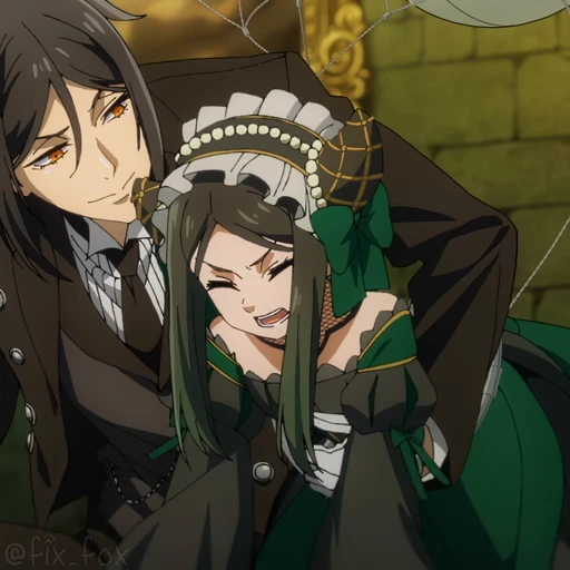 😫 Стикер «Black Butler Emerald Witch Arc» для Telegram