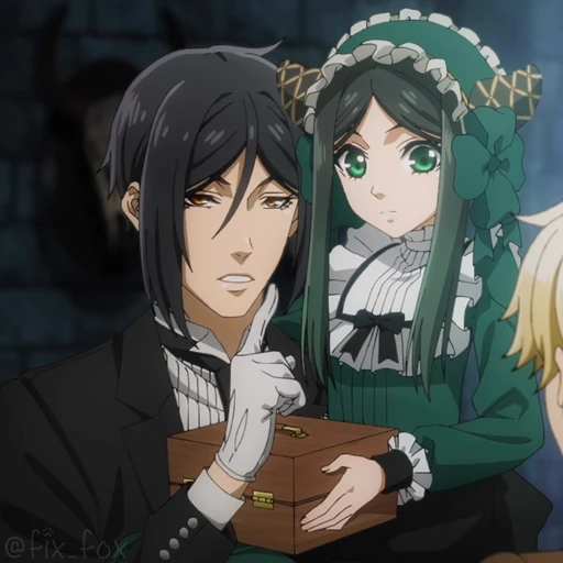 🤫 Стикер «Black Butler Emerald Witch Arc» для Telegram