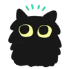 Стикер 46 Black Cats