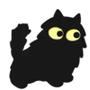 Стикер 33 Black Cats