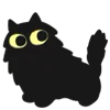 Стикер 34 Black Cats
