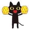 Стикер 19 Black Cats