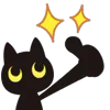 Стикер 15 Black Cats