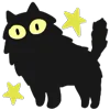 Стикер 32 Black Cats