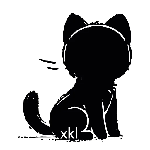Стикер 18 𝐵𝘭𝘢𝘤𝘬 𝒞𝘢𝘵 𝐻𝒟