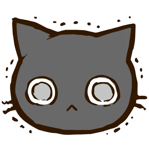 Стикер 23 Black Cat HD