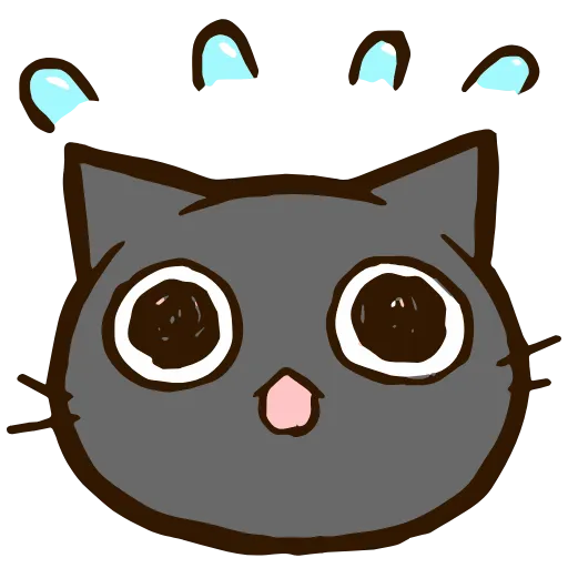 Стикер 24 Black Cat HD