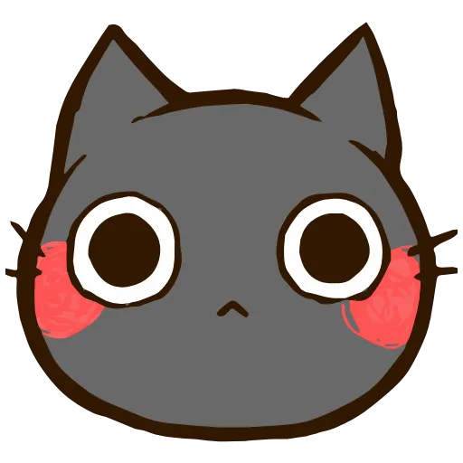 Стикер 3 Black Cat HD