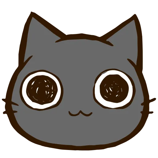 Стикер 2 Black Cat HD