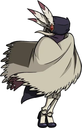 🌟 Стикер «Black Dahlia Skullgirls» для Telegram