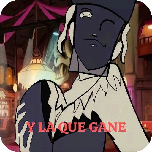 📖 Стикер «Black Dahlia Skullgirls» для Telegram