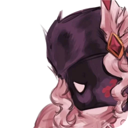 👄 Стикер «Black Dahlia Skullgirls» для Telegram