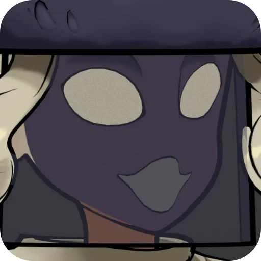 📖 Стикер «Black Dahlia Skullgirls» для Telegram