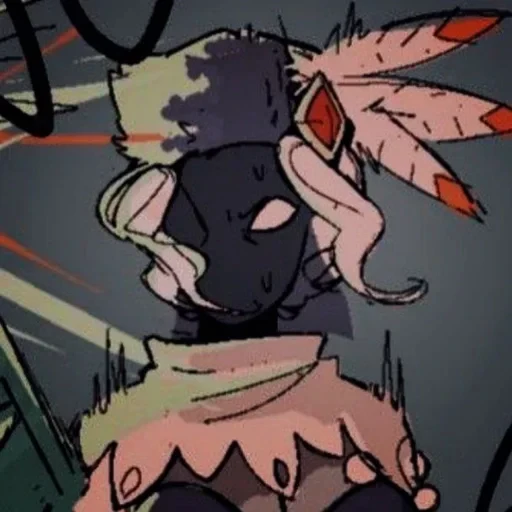 🍷 Стикер «Black Dahlia Skullgirls» для Telegram