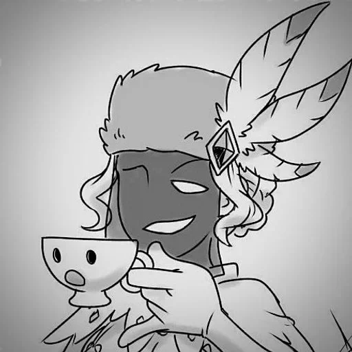 🌟 Стикер «Black Dahlia Skullgirls» для Telegram