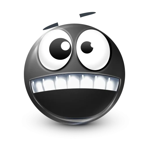 Стикер 31 Black Face Emoji