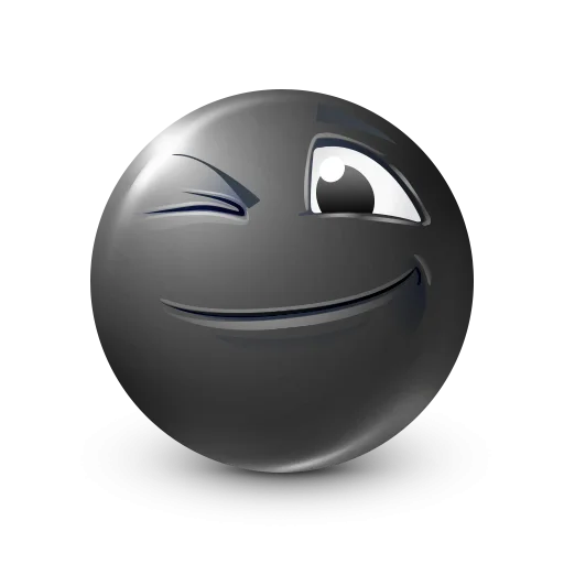 Стикер 2 Black Face Emoji