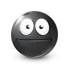 Стикер 15 Black Face Emoji