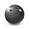 Стикер 4 Black Face Emoji