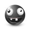 Стикер 49 Black Face Emoji